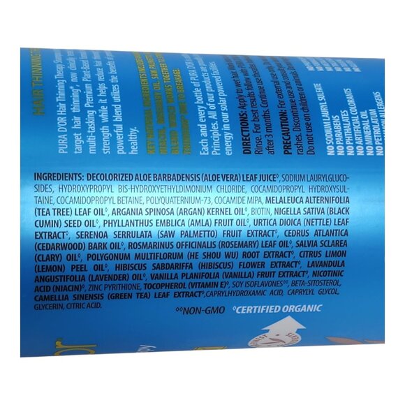 PURA D'OR Dor 2x LAVENDER VANILLA Hair Thinning Therapy Shampoo  JUMBO sz 24 oz - Picture 6 of 7